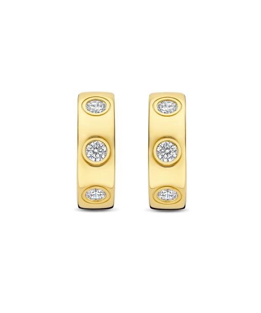 Alternative view of Ti Sento Classic Zirconia Hoops
