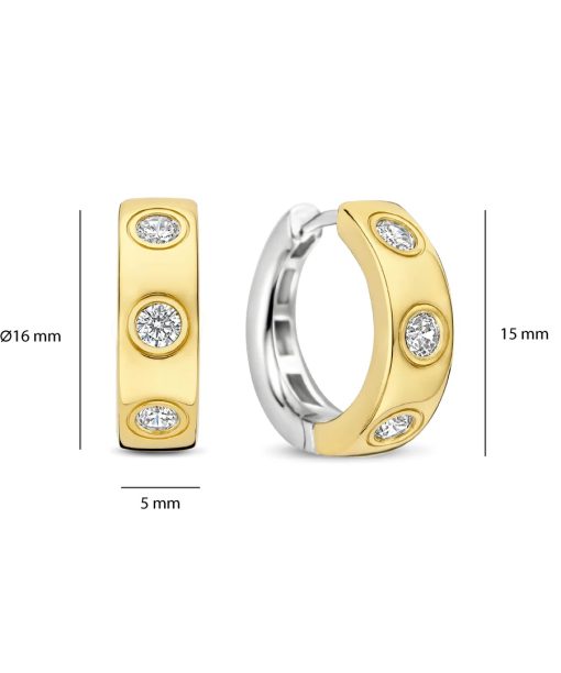 Ti Sento Classic Zirconia Hoops - Bilde 4