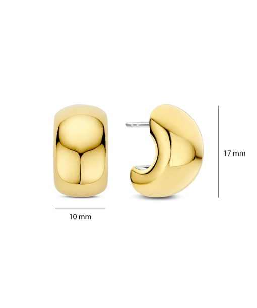 Ti Sento Bold Gold Vermeil Earrings - Bilde 3