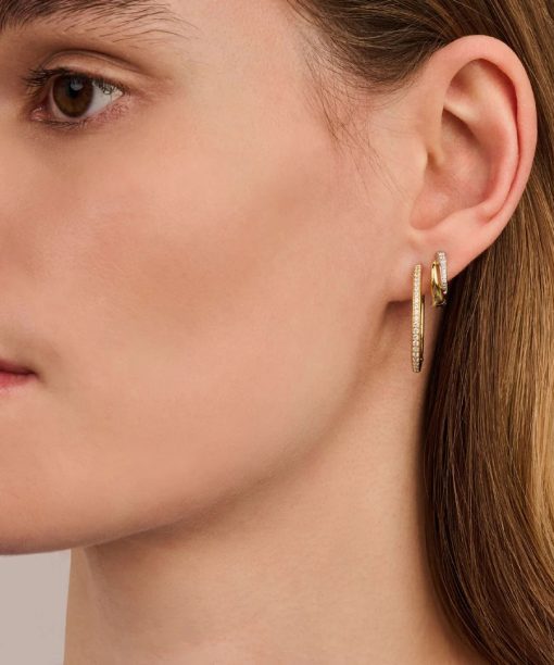 Ti Sento Zirconia Layered Hoops - Bilde 6