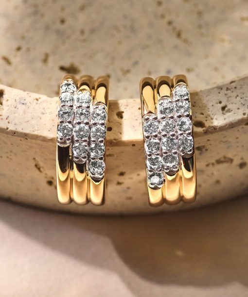 Ti Sento Stardust Zirconia Layered Earrings - Bilde 6