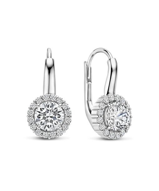 Ti Sento Classic Round Zirconia Hoops