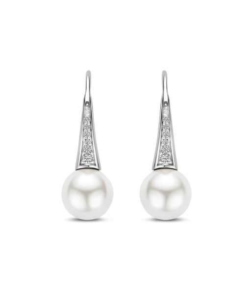Ti Sento Zirconia Pearl Hoops - Bilde 2