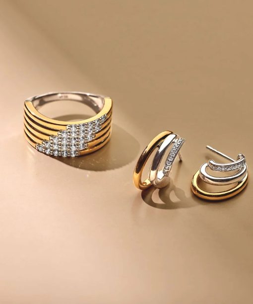 Ti Sento Zirconia Structure Earrings - Bilde 6