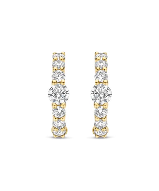Ti Sento Tennis Hoops with stone - Bilde 2