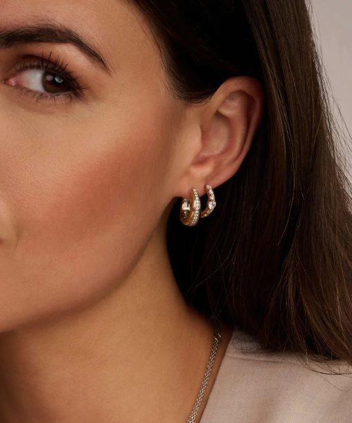 Ti Sento Tennis Hoops with stone - Bilde 6