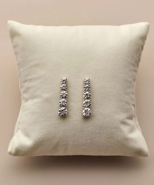 Ti Sento Long Zirconia Earrings - Bilde 6
