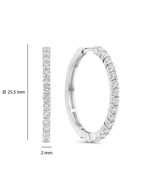 Ti Sento Tennis Oversized Hoops 25,5mm - Bilde 4