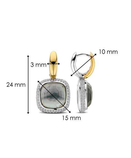 Ti Sento - Milano Earrings 7968BL - Bilde 4