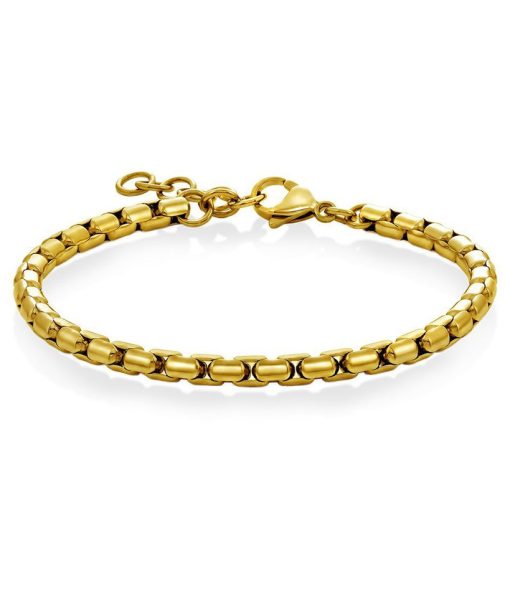 Ur armbånd i forgylt stål