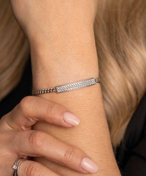 Armbånd i sølv med zirkonia - Bilde 2