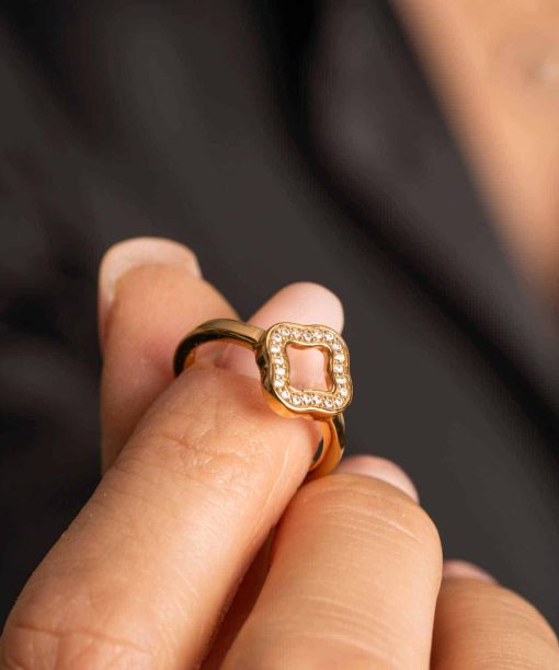 Ring i sølv med zirkonia - Bilde 2