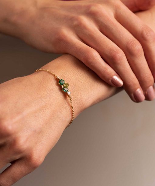 GLAM armbånd med grønne toner - Bilde 2