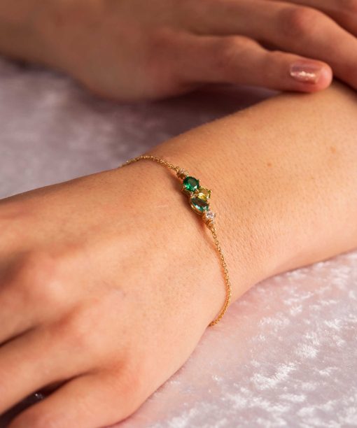 GLAM armbånd med grønne toner - Bilde 3