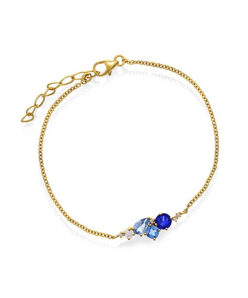 GLAM armbånd med blå toner