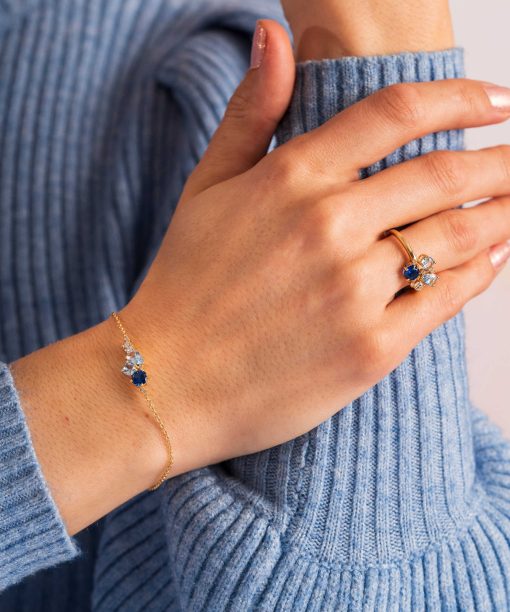 GLAM armbånd med blå toner - Bilde 2