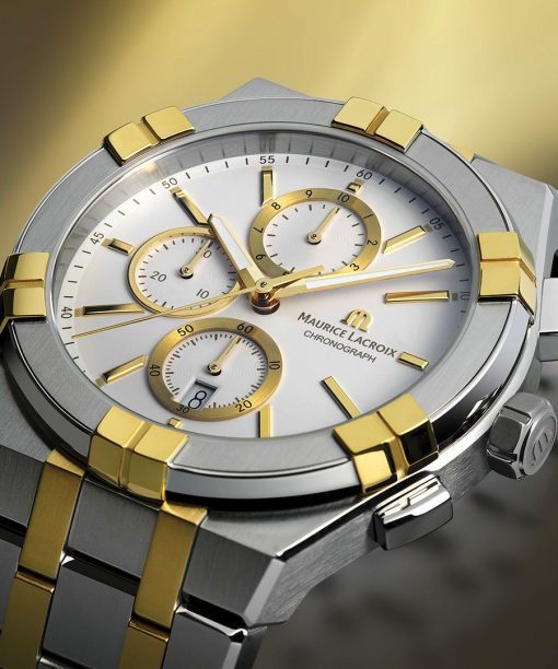 Maurice Lacroix Aikon Quartz Chronograph Duotone 42mm - AI1118-PVY03-130-1 - Bilde 2