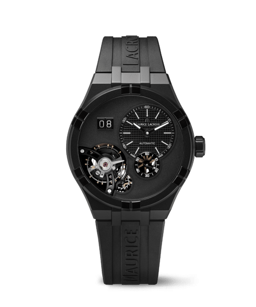 Alternative view of Maurice Lacroix Aikon Master Grand Date Black - AI6118-DLB0B-330-2