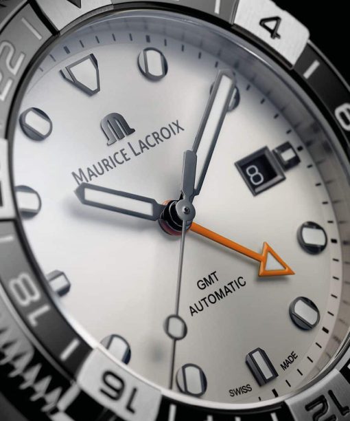 Maurice Lacroix Aikon Automatic Venturer GMT 43mm + Rubber Strap - AI6158-SS00F-130-A - Bilde 2