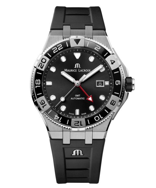 Maurice Lacroix Aikon Automatic Venturer GMT 43mm + Rubber Strap - AI6158-SS00F-330-A - Bilde 2