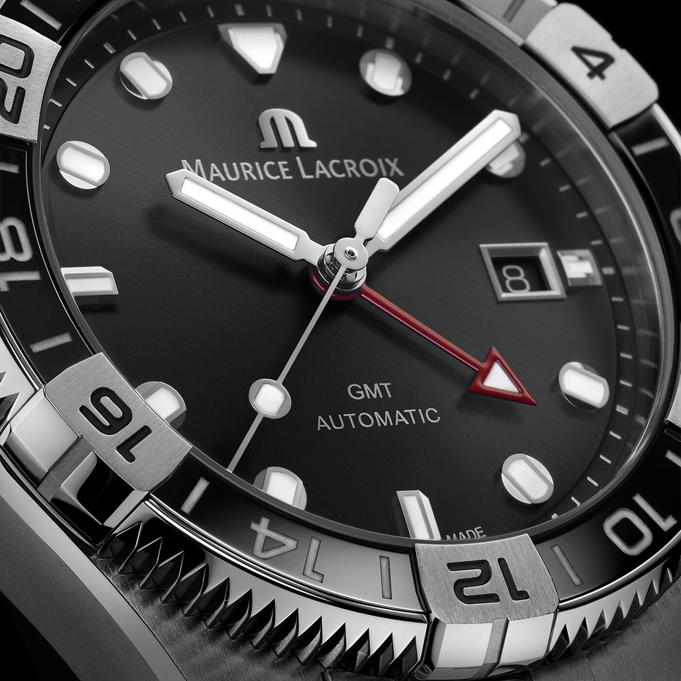 Maurice Lacroix Aikon Automatic Venturer GMT 43mm - AI6158-SS001-330-2 - Bilde 3