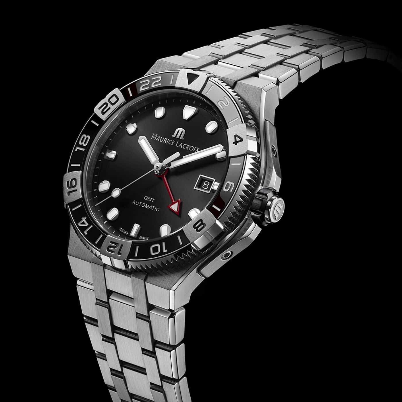 Maurice Lacroix Aikon Automatic Venturer GMT 43mm - AI6158-SS002-330-1 - Bilde 4