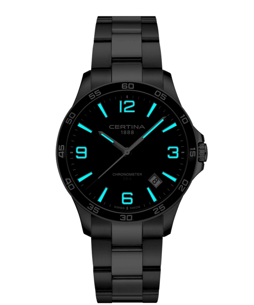 Alternative view of Certina DS-8 Quartz Chronometer 41.5mm - C033.851.11.057.00