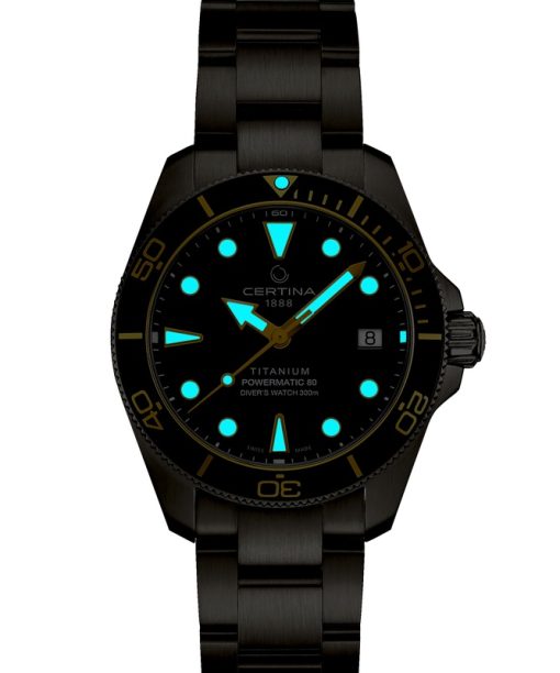 Alternative view of Certina DS Action Diver 38mm Powermatic 80 - C048.807.44.051.00