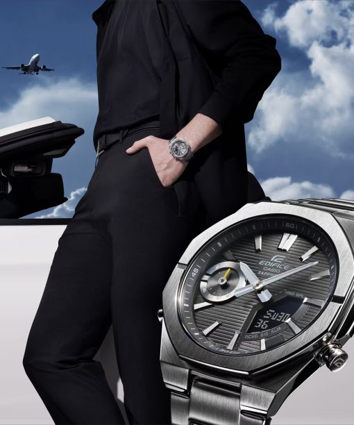 Casio Edifice 43mm - ECB-S10D-8A - Bilde 4