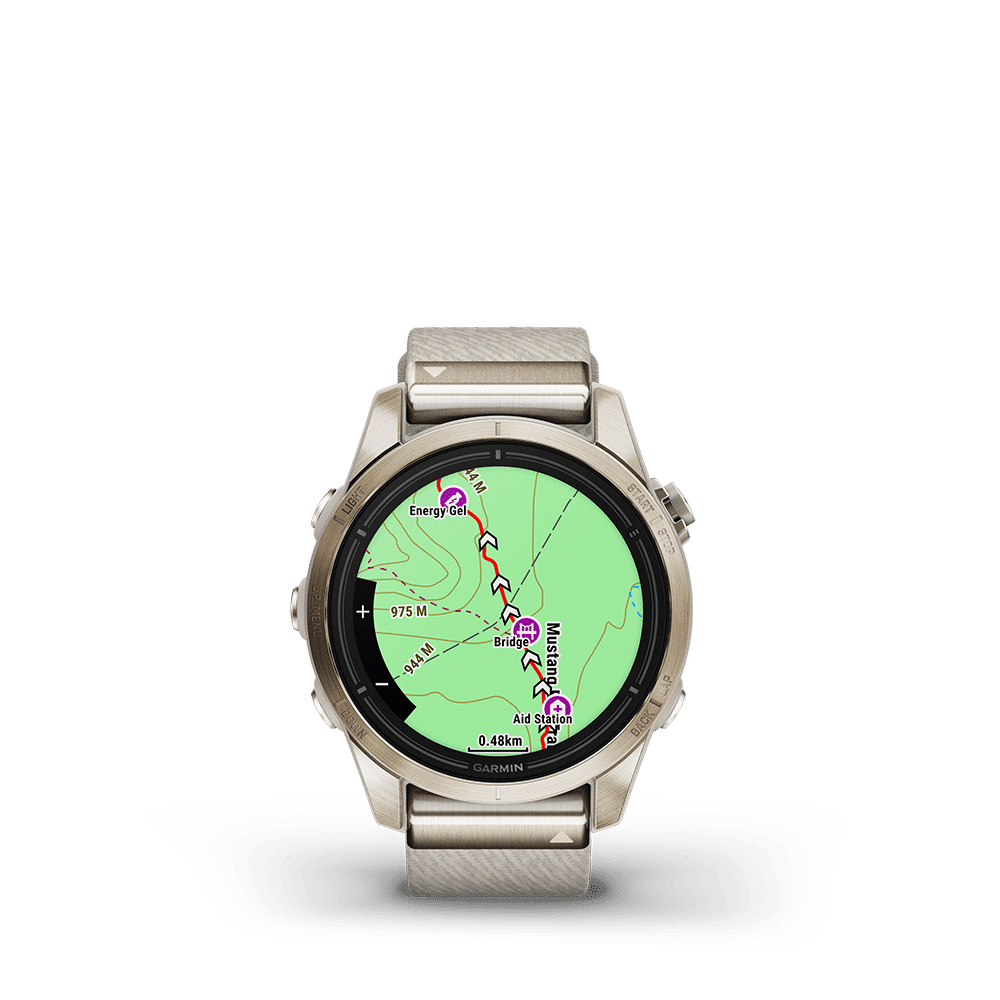 Garmin epix Pro (Gen 2) – Sapphire Edition 42mm, Soft Gold, Nylon - Bilde 4