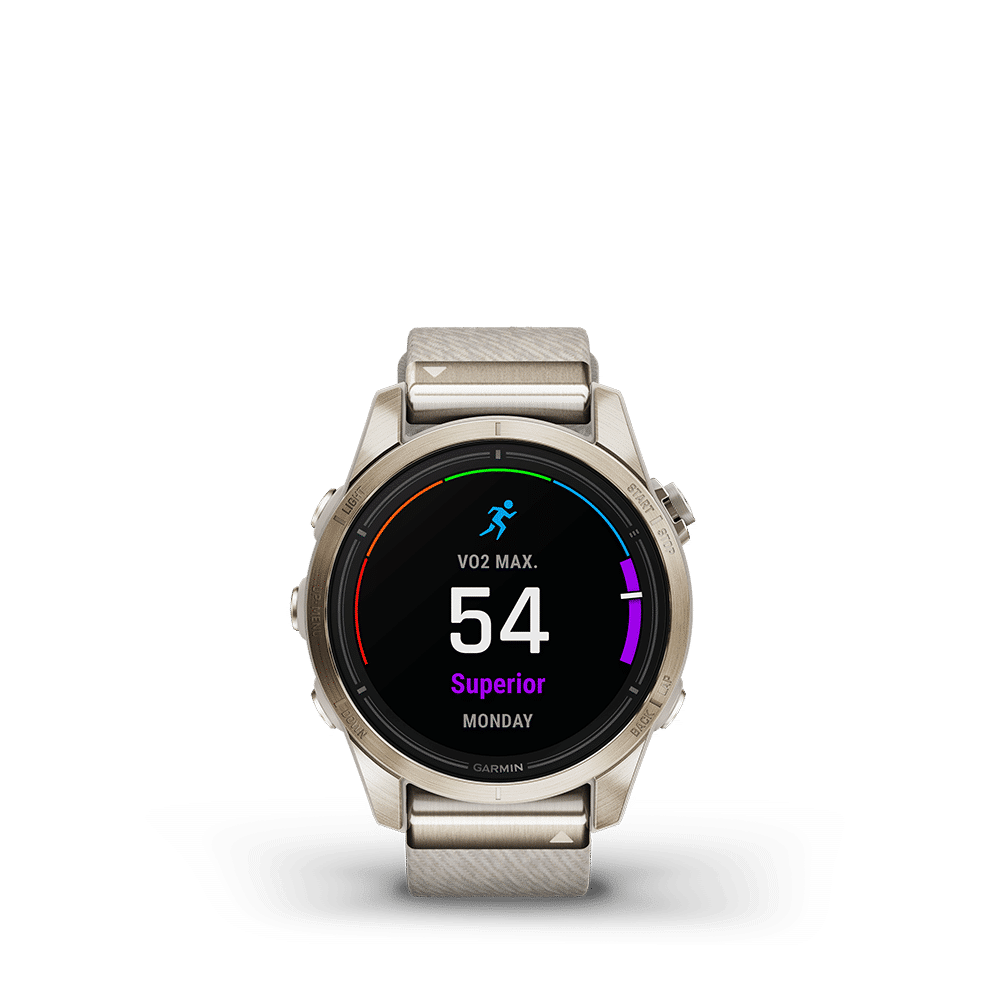 Garmin epix Pro (Gen 2) – Sapphire Edition 42mm, Soft Gold, Nylon - Bilde 11