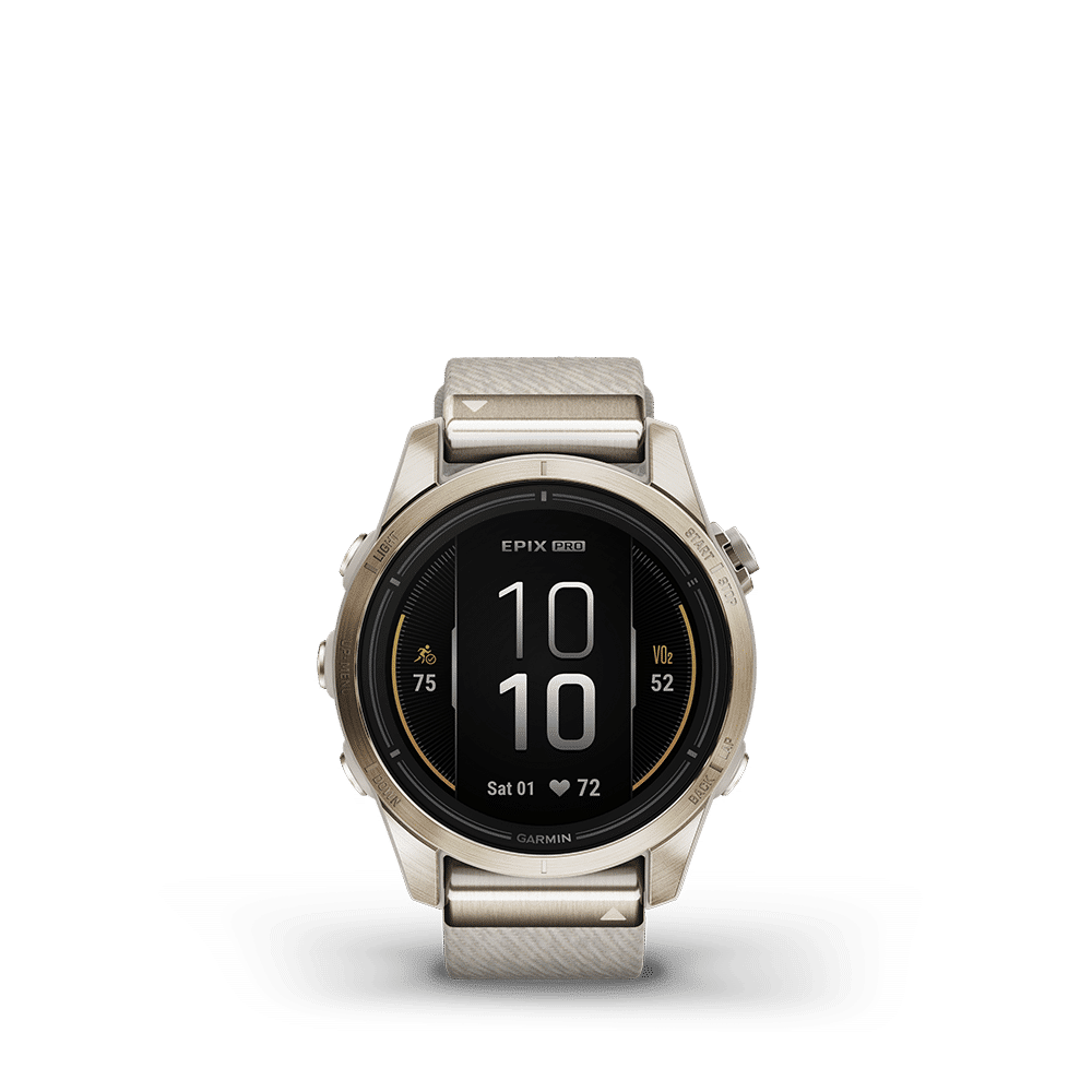 Garmin epix Pro (Gen 2) – Sapphire Edition 42mm, Soft Gold, Nylon - Bilde 13