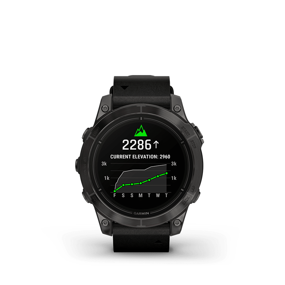 Garmin epix Pro (Gen 2) – Sapphire Edition 47mm, Carbon Gray, Leather - Bilde 4