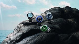 4 nye Longines hydroconquest klokker på fjell