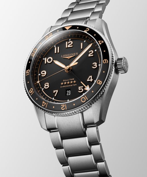 Longines Spirit Zulu Time GMT 42mm - L3.812.4.50.6