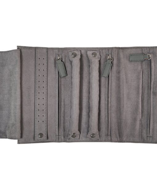 Alternative view of Leanschi jewellery travel pouch/grey