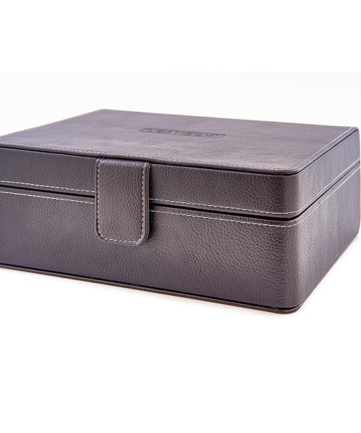 Alternative view of Leanschi 6 slot box/brown