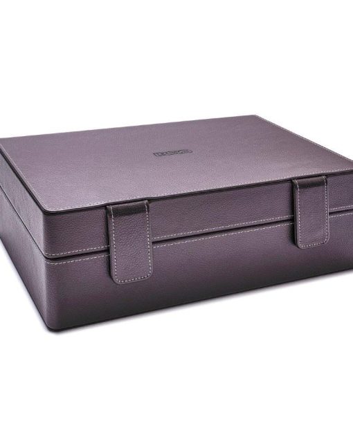 Alternative view of Leanschi 10 slot box/brown