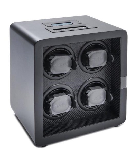 Leanschi watch winder 4 slots/black-black