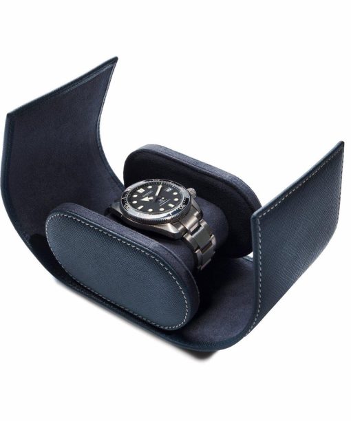 Leanschi 1 watch roll/blue leather - Bilde 3
