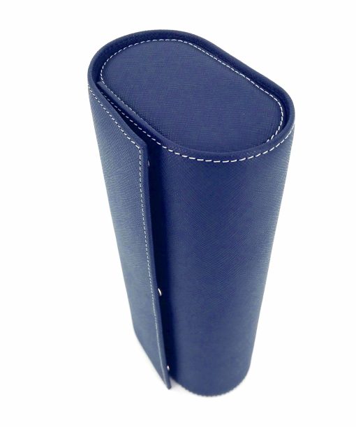 Alternative view of Leanschi 3 watch roll/blue leather