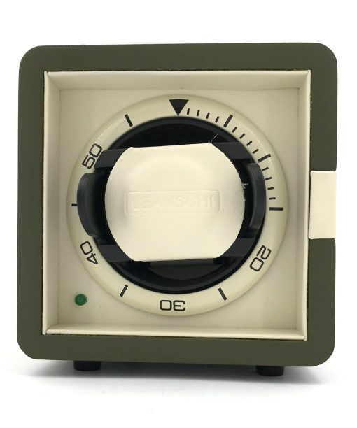 Leanschi single watch winder/green-beige