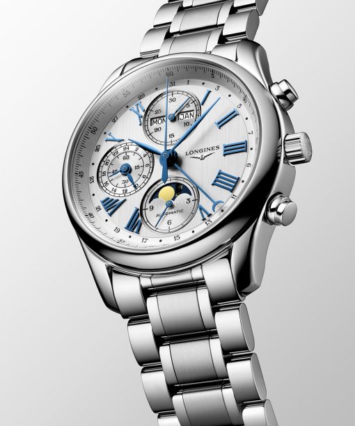 Alternative view of Longines Master Collection Chronograph Moon Phase 40mm - L2.673.4.71.6