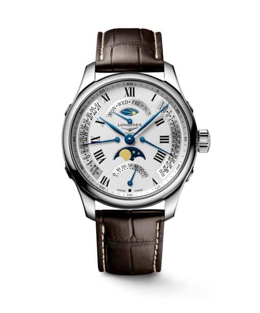 Longines Master Collection GMT Day-Date Moon Phase Retrograde 44mm - L2.739.4.71.3