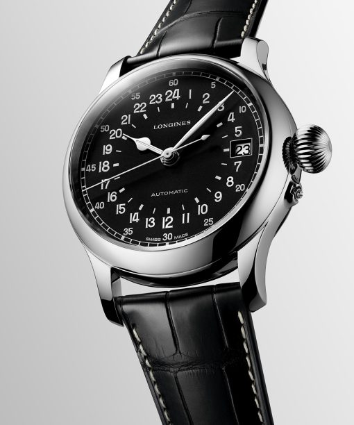 Alternative view of Longines Twenty-Four Hours 47.50 mm - L2.751.4.53.4