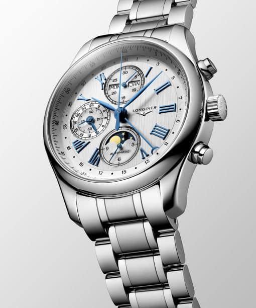 Alternative view of Longines Master Collection Chronograph Moon Phase 42mm - L2.773.4.71.6