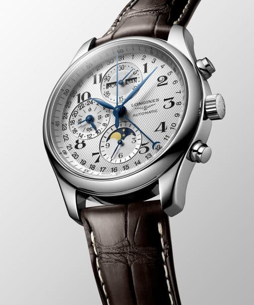 Alternative view of Longines Master Collection Chronograph Moon Phase 42mm - L2.773.4.78.3