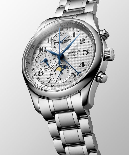 Alternative view of Longines Master Collection Day-Date Chronograph Moon Phase 42mm - L2.773.4.78.6