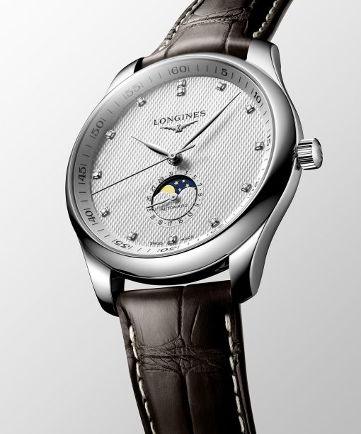Alternative view of Longines Master Collection Moon Phase 42mm - L2.919.4.77.3