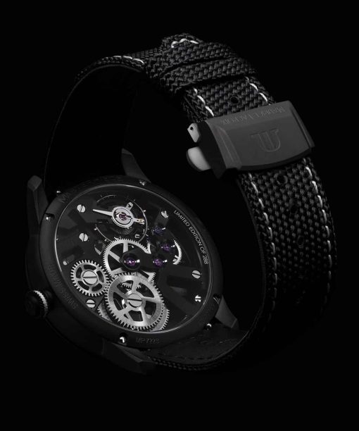 Maurice Lacroix MASTERPIECE Skeleton Label Noir 43mm - MP7228-DLB04-090-2 - Bilde 3